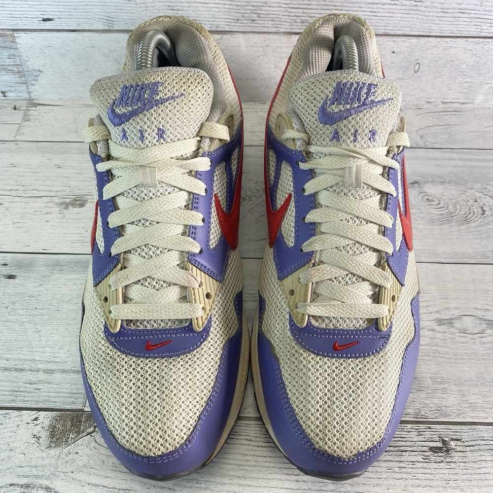 Nike Air Max Skyline Sneakers Womens 1 1 White Purple Red 343904-162 Retro 2012 - Picture 3 of 11